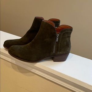 Suede booties